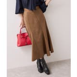 エスカルゴ切替スエードライクスカート | VIS | 詳細画像4