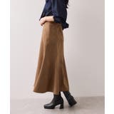 エスカルゴ切替スエードライクスカート | VIS | 詳細画像7