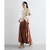 メタリックギャザースカート | VIS  | 詳細画像3 