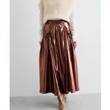 メタリックギャザースカート | VIS  | 詳細画像4 