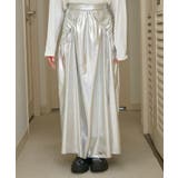 メタリックギャザースカート | VIS  | 詳細画像6 