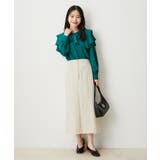 【防シワ・洗える】ファスナーIラインスカート | VIS  | 詳細画像5 