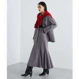 【新色追加】【美easy】ウーリッシュバックレースアップマーメイドスカート【洗え… | VIS  | 詳細画像13 