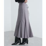 【新色追加】【美easy】ウーリッシュバックレースアップマーメイドスカート【洗え… | VIS  | 詳細画像14 