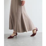 【新色追加】【美easy】ウーリッシュバックレースアップマーメイドスカート【洗え… | VIS  | 詳細画像19 