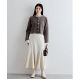 【新色追加】【美easy】ウーリッシュバックレースアップマーメイドスカート【洗え… | VIS  | 詳細画像20 