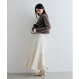 【新色追加】【美easy】ウーリッシュバックレースアップマーメイドスカート【洗え… | VIS  | 詳細画像21 