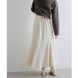 【新色追加】【美easy】ウーリッシュバックレースアップマーメイドスカート【洗え… | VIS  | 詳細画像22 