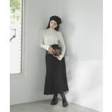 【新色追加】【美easy】ウーリッシュバックレースアップマーメイドスカート【洗え… | VIS  | 詳細画像27 