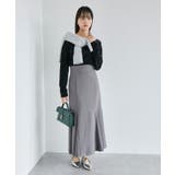 【新色追加】【美easy】ウーリッシュバックレースアップマーメイドスカート【洗え… | VIS  | 詳細画像43 