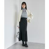 【新色追加】【美easy】ウーリッシュバックレースアップマーメイドスカート【洗え… | VIS  | 詳細画像48 