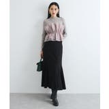 【新色追加】【美easy】ウーリッシュバックレースアップマーメイドスカート【洗え… | VIS  | 詳細画像8 