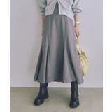 グレー(07) | 【新色追加】【美easy】ウーリッシュバックレースアップマーメイドスカート【洗え… | VIS 