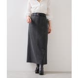 へリンボーンIラインロングスカート/セットアップ対応 | VIS  | 詳細画像14 