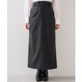 へリンボーンIラインロングスカート/セットアップ対応 | VIS  | 詳細画像16 