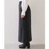 へリンボーンIラインロングスカート/セットアップ対応 | VIS  | 詳細画像17 