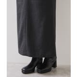 へリンボーンIラインロングスカート/セットアップ対応 | VIS  | 詳細画像21 