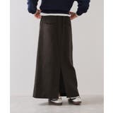 へリンボーンIラインロングスカート/セットアップ対応 | VIS  | 詳細画像6 