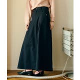 ネイビー(40) | 【POLO BCS】タックフレアスカート | VIS