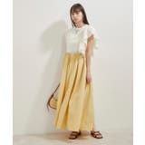 【WEB/一部店舗限定】裾切り替えギャザースカート | VIS  | 詳細画像13 