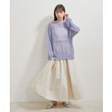 【WEB/一部店舗限定】裾切り替えギャザースカート | VIS  | 詳細画像7 