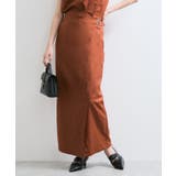 レンガ(75) | 【WEB限定】【セットアップ対応】サイドベルトタイトスカート | VIS 