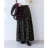 【WEB限定】アソート柄セミフレアロングスカート | VIS  | 詳細画像10 