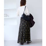 【WEB限定】アソート柄セミフレアロングスカート | VIS  | 詳細画像11 