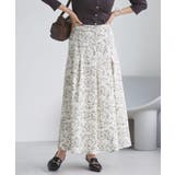 【WEB限定】アソート柄セミフレアロングスカート | VIS  | 詳細画像18 