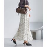 【WEB限定】アソート柄セミフレアロングスカート | VIS  | 詳細画像19 