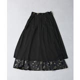 【WEB限定】アソート柄セミフレアロングスカート | VIS  | 詳細画像36 