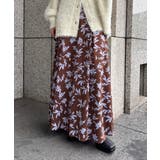 【WEB限定】アソート柄セミフレアロングスカート | VIS  | 詳細画像38 