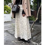 【WEB限定】アソート柄セミフレアロングスカート | VIS  | 詳細画像40 