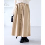 【WEB限定】フロントボタンフレアスカート | VIS  | 詳細画像13 