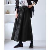 【WEB限定】フロントボタンフレアスカート | VIS  | 詳細画像16 