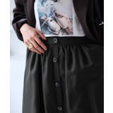 【WEB限定】フロントボタンフレアスカート | VIS  | 詳細画像19 