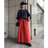 【WEB限定】フロントボタンフレアスカート | VIS  | 詳細画像33 