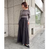 【WEB限定】フロントボタンフレアスカート | VIS  | 詳細画像35 