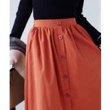 【WEB限定】フロントボタンフレアスカート | VIS  | 詳細画像8 