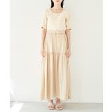 前後2WAY異素材ドッキングワンピース | VIS  | 詳細画像10 