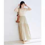 前後2WAY異素材ドッキングワンピース | VIS  | 詳細画像23 