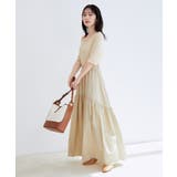 前後2WAY異素材ドッキングワンピース | VIS  | 詳細画像24 