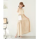 前後2WAY異素材ドッキングワンピース | VIS  | 詳細画像3 