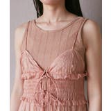 【SET】タンク付きシアーラメキャミワンピース【洗える】 | VIS  | 詳細画像16 