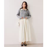 ダブルカラーポロニットドッキングワンピース | VIS  | 詳細画像1 