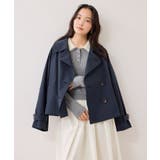 ダブルカラーポロニットドッキングワンピース | VIS  | 詳細画像9 