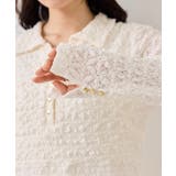 膨れジャガードカットソーワンピース | VIS  | 詳細画像19 