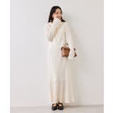 膨れジャガードカットソーワンピース | VIS  | 詳細画像2 