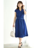 異素材ベルト付きパッチポケットワンピース | VIS | 詳細画像12