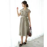 異素材ベルト付きパッチポケットワンピース | VIS | 詳細画像14